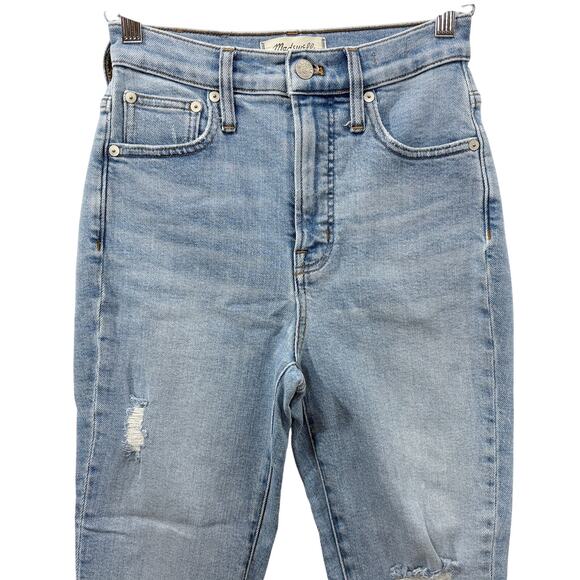Madewell Womens Size 23P The Perfect Vintage Jeans High Rise 90s Mom Stretch - Picture 3 of 16